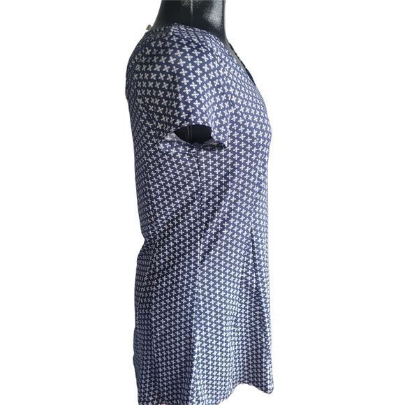Rip Curl Cara Navy Patterned Short Sleeve Mini Dress S - Picture 4 of 7